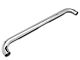 Barricade 4-Inch Oval Bent End Side Step Bars; Body Mount; Stainless Steel (14-18 Silverado 1500)