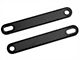Barricade 4-Inch Oval Bent End Side Step Bars; Stainless Steel (09-14 F-150)