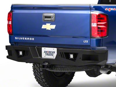 Barricade Extreme HD Rear Bumper with LED Flood Lights (07-18 Silverado 1500)