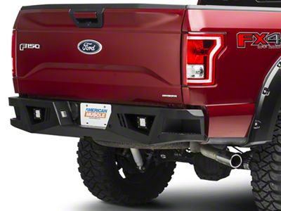 Barricade Extreme HD Rear Bumper with LED Fog Lights for Aftermarket Hitches (15-20 F-150, Excluding Raptor)