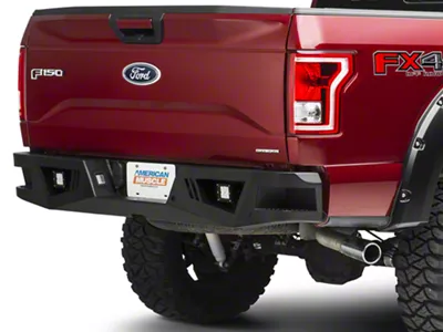 Barricade Extreme HD Rear Bumper with LED Fog Lights for Aftermarket Hitches (15-20 F-150, Excluding Raptor)