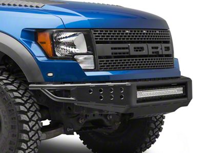 RedRock Tubular Off-Road Front Bumper with 30-Inch LED Light Bar (10-14 F-150 Raptor)