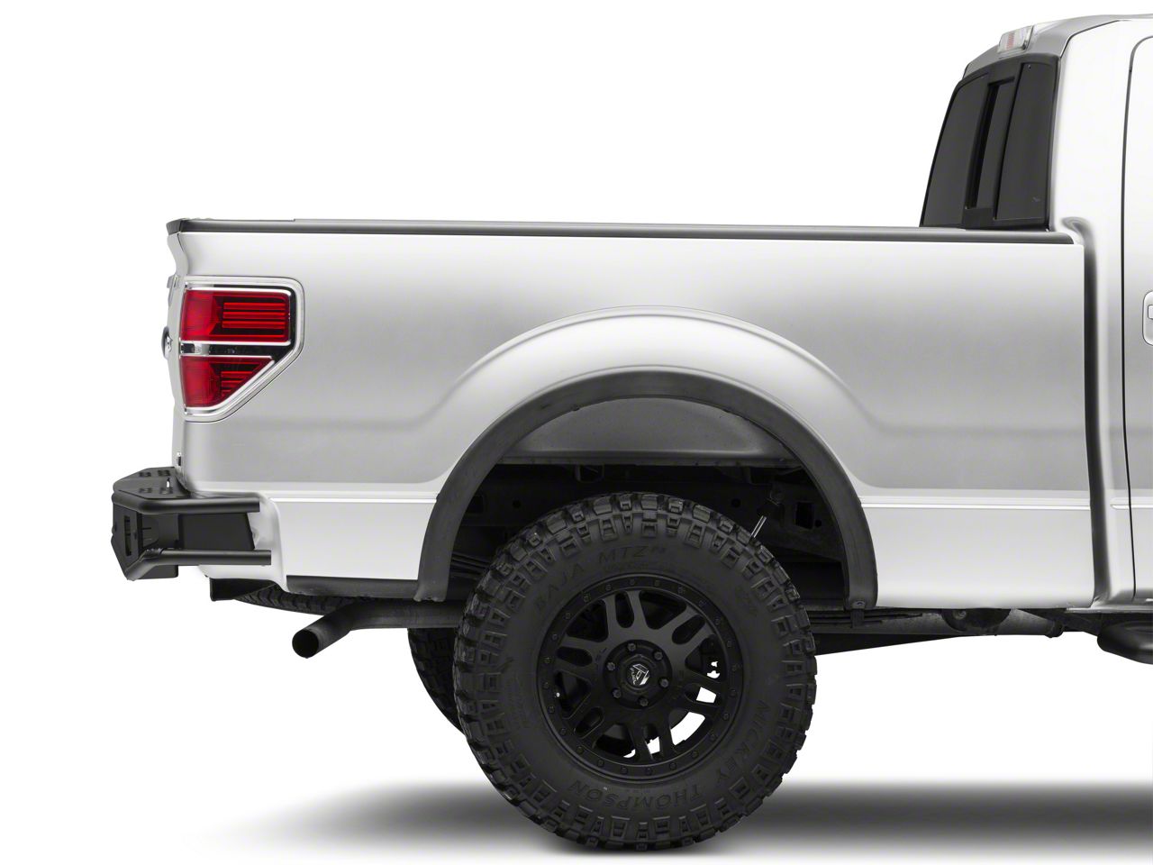 Chrome Rear Side Bumper Assembly For 2006-2008 Ford F-150 – No Park Sensor Hole