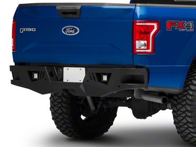 Barricade Extreme HD Rear Bumper with LED Fog Lights for Factory Hitches (15-20 F-150, Excluding Raptor)