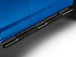 Barricade E-Series 5-Inch Straight End Side Step Bars; Black (15-25 F-150 SuperCab)