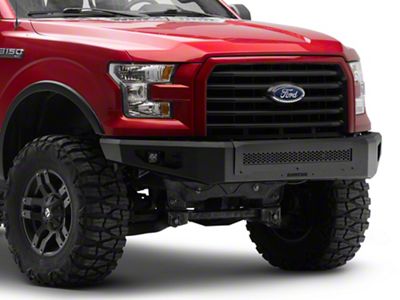 Barricade HD3 Plate Style HD Front Bumper with LED Fog Lights (15-17 F-150, Excluding Raptor)