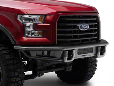 Barricade HD4 Tubular Front Bumper with LED Fog Lights (15-17 F-150, Excluding Raptor)