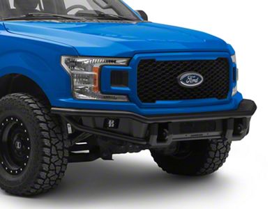 Barricade HD4 Tubular Front Bumper with LED Fog Lights (18-20 F-150, Excluding Raptor)