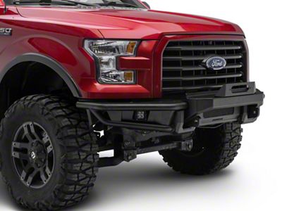 Barricade HD4 Tubular Winch Mount Front Bumper with LED Fog Lights (15-17 F-150, Excluding Raptor)