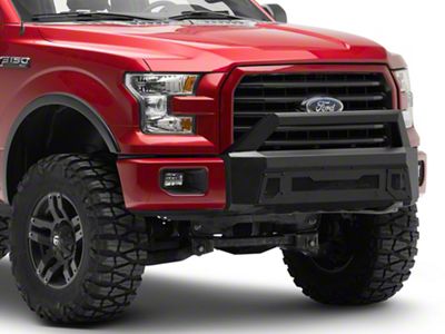 Barricade Stubby HD Front Bumper with Over-Rider Hoop (15-17 F-150, Excluding Raptor)