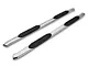 Barricade 5-Inch Oval 60 Degree Bent End Side Step Bars; Stainless Steel (17-24 F-350 Super Duty SuperCab)