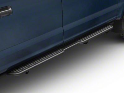 Barricade Formed HD Running Boards; Textured Black (17-25 F-350 Super Duty SuperCrew)