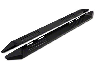 Barricade Steel Running Boards; Black (17-24 F-350 Super Duty SuperCrew)