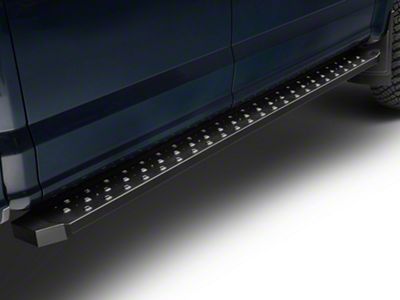 Barricade Rattler Running Boards; Black (17-24 F-350 Super Duty SuperCrew)