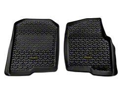 Barricade Front Floor Mats; Black (04-08 F-150)
