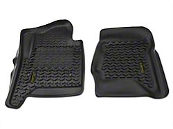 Barricade Front Floor Mats; Black (14-18 Sierra 1500)