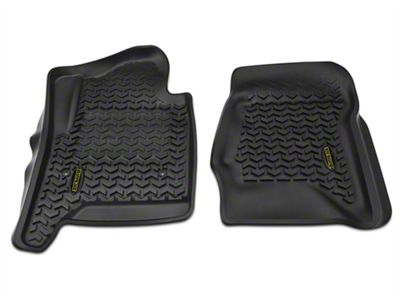 Barricade Front Floor Mats; Black (14-18 Sierra 1500)