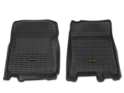 Barricade Front Floor Mats; Black (97-03 F-150)