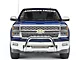 Barricade HD Bull Bar with Skid Plate and 20-Inch LED Dual-Row LED Light Bar; Stainless Steel (07-18 Silverado 1500)
