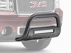 Barricade HD Bull Bar with Skid Plate and 20-Inch LED Dual-Row LED Light Bar; Textured Black (07-18 Sierra 1500)