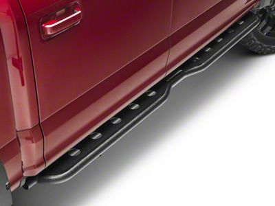 Barricade HD Rocker Steps; Textured Black (15-25 F-150 SuperCab, SuperCrew)