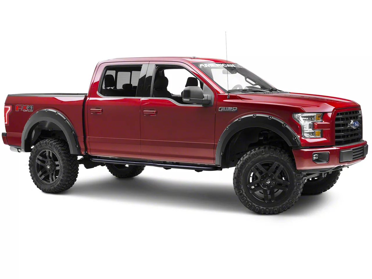 Barricade F-150 HD Rocker Steps; Textured Black T530219 (15-25 F-150 ...