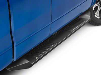 Barricade HD Steel Running Boards; Black (09-14 F-150 SuperCab, SuperCrew)