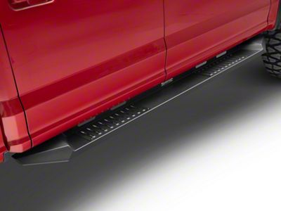 Barricade HD Steel Running Boards; Black (15-24 F-150 SuperCab, SuperCrew)