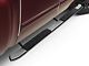 Barricade Pinnacle 4-Inch Oval Bent End Side Step Bars; Rocker Mount; Stainless Steel (07-13 Silverado 1500 Extended Cab, Crew Cab)