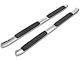 Barricade Pinnacle 4-Inch Oval Bent End Side Step Bars; Rocker Mount; Stainless Steel (14-18 Silverado 1500 Double Cab, Crew Cab)