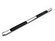 Barricade Pinnacle 4-Inch Oval Bent End Side Step Bars; Stainless Steel (15-22 F-150 SuperCab, SuperCrew)