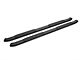 Barricade Pinnacle 4-Inch Oval Bent End Side Step Bars; Body Mount; Black (07-13 Silverado 1500 Extended Cab, Crew Cab)