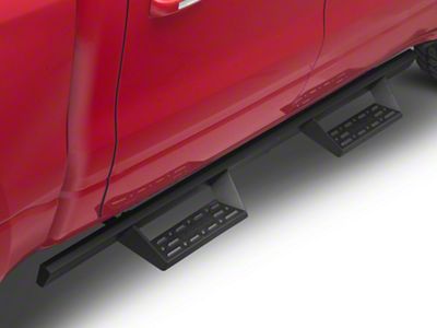 Barricade Canyon Drop Steps; Textured Black (19-25 RAM 1500 Crew Cab)