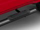 Barricade E-Series 4-Inch Oval Straight End Side Step Bars; Textured Black (19-24 RAM 1500 Crew Cab)