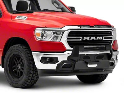 Barricade HD Stubby Front Bumper with Winch Mount (19-23 RAM 1500, Excluding EcoDiesel, Rebel & TRX)
