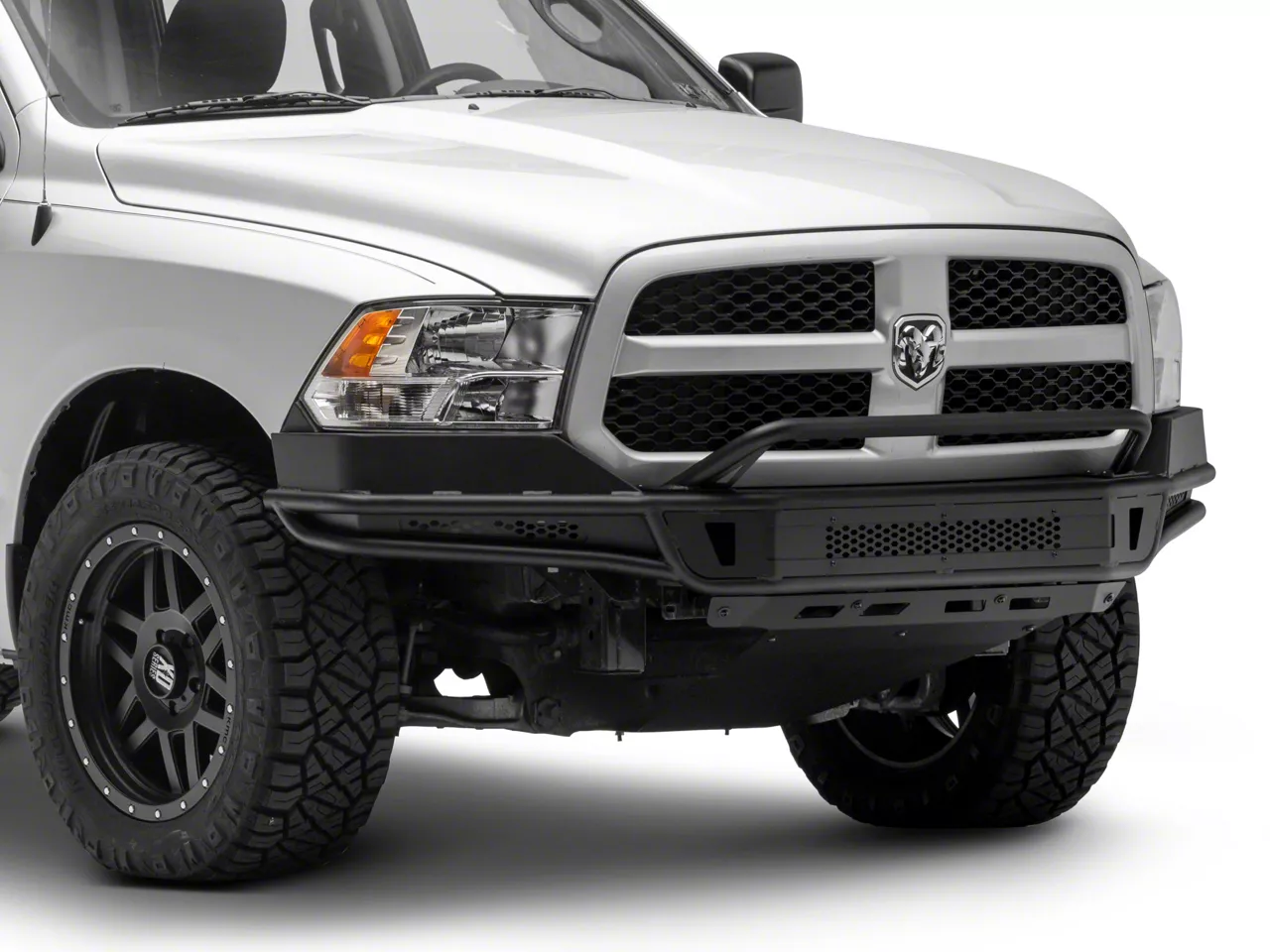 Barricade RAM 1500 PreRunner Front Bumper with Skid Plate R110221 (13