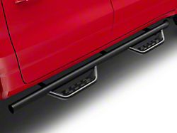 Barricade Tubular Drop Steps; Fine Textured Black Finish (19-25 RAM 1500 Crew Cab)