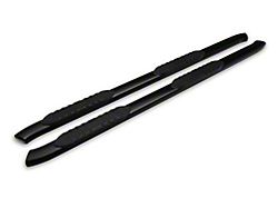 Barricade 5-Inch Oval Bent End Side Step Bars; Gloss Black (10-23 RAM 2500 Mega Cab)
