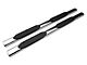 Barricade 5-Inch Oval Straight End Side Step Bars; Stainless Steel (03-09 RAM 2500 Quad Cab)