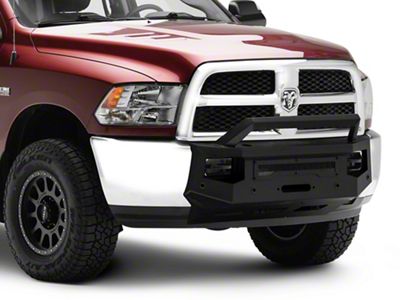 Barricade HD Stubby Front Bumper with Winch Mount (13-18 RAM 2500)