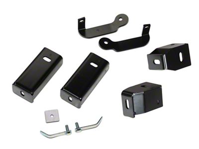 Barricade Replacement Side Step Bar Hardware Kit for HR2558 Only (10-24 RAM 2500 Crew Cab)
