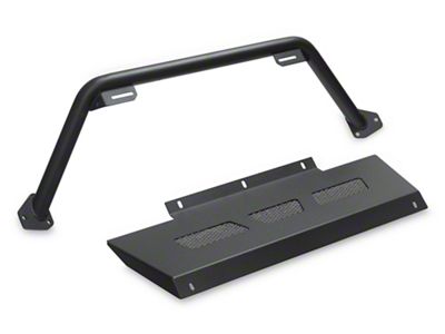 Barricade Skid Plate and Over Rider Hoop For HD4 Tubular Front Bumper with Winch Tray Only (19-25 RAM 2500)