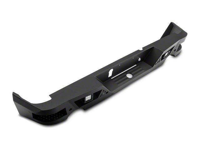 Barricade Extreme HD Rear Bumper with LED Spot Lights; Textured Black (10-24 RAM 3500)
