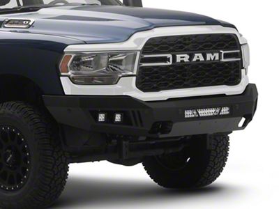 Barricade HD Front Bumper with LED Fog Lights and 20-Inch LED Light Bar (19-25 RAM 3500)