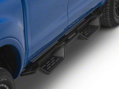 Barricade NB1 Running Boards; Textured Black (19-25 Ranger SuperCrew)
