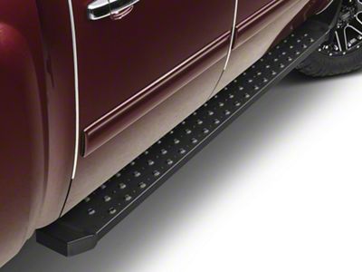 Barricade Rattler Running Boards; Textured Black (07-13 Silverado 1500)