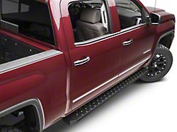 Barricade Rattler Running Boards; Textured Black (14-18 Sierra 1500)