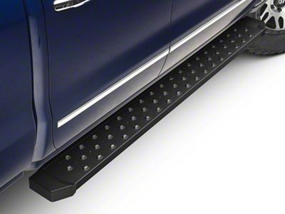 Barricade Rattler Running Boards; Textured Black (14-18 Silverado 1500)