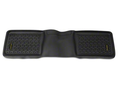 Barricade Rear Floor Mat; Black (97-08 F-150 SuperCab; 04-08 F-150 SuperCrew)