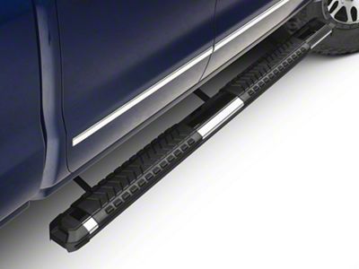 Barricade Saber 5-Inch Aluminum Side Step Bars (14-18 Silverado 1500 Double Cab, Crew Cab)